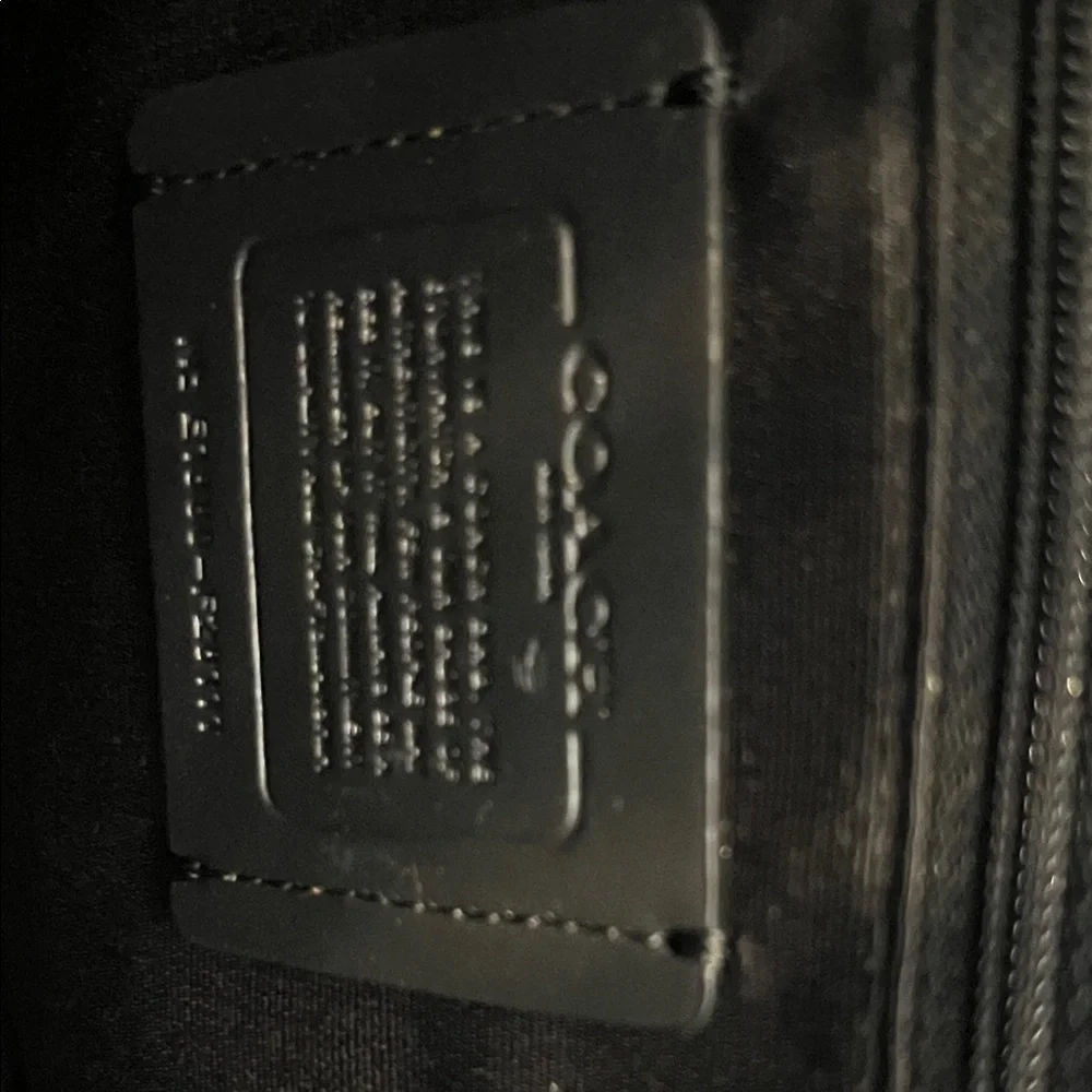 Coach Rare NASA Space black Shoulder Bag with Charms - Picture 8 of 16